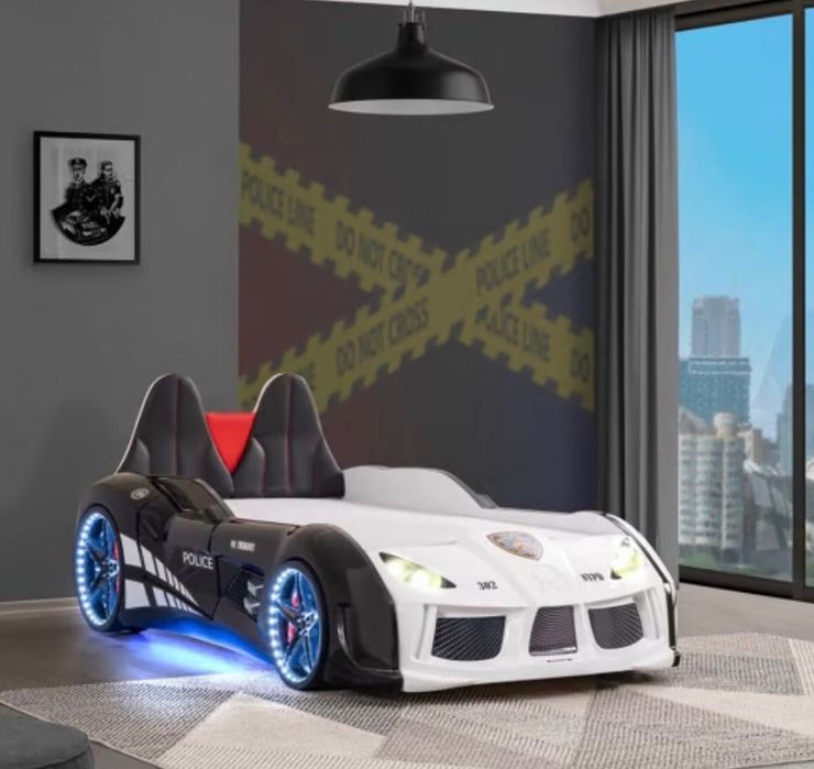 Cama carro de polícia excelente estado