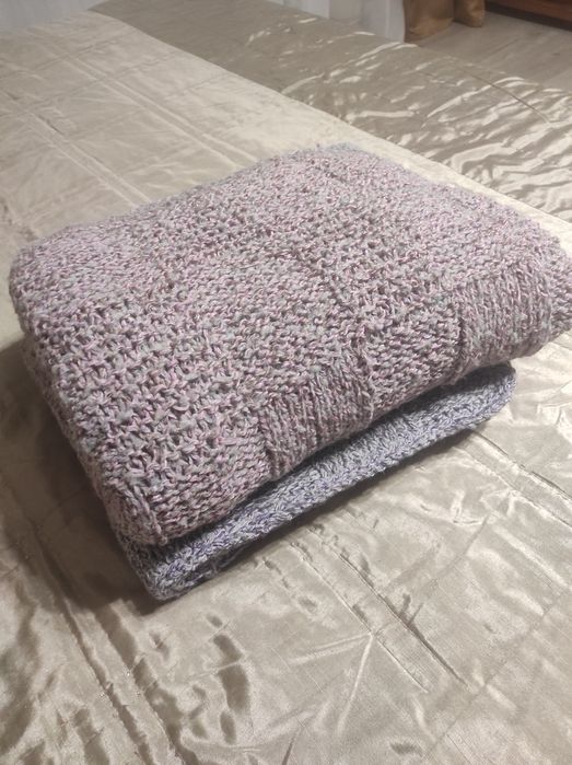 Плед, ковдра, ручна в'язка.