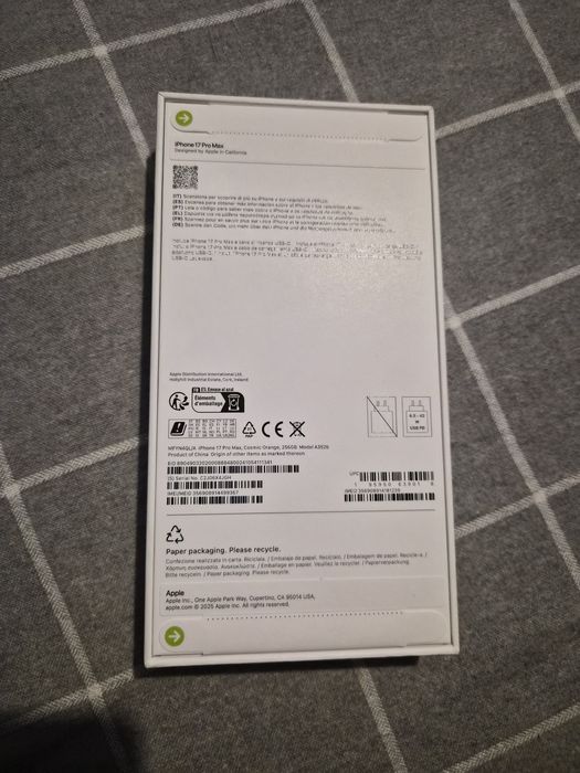 Iphone novo 17 pro max