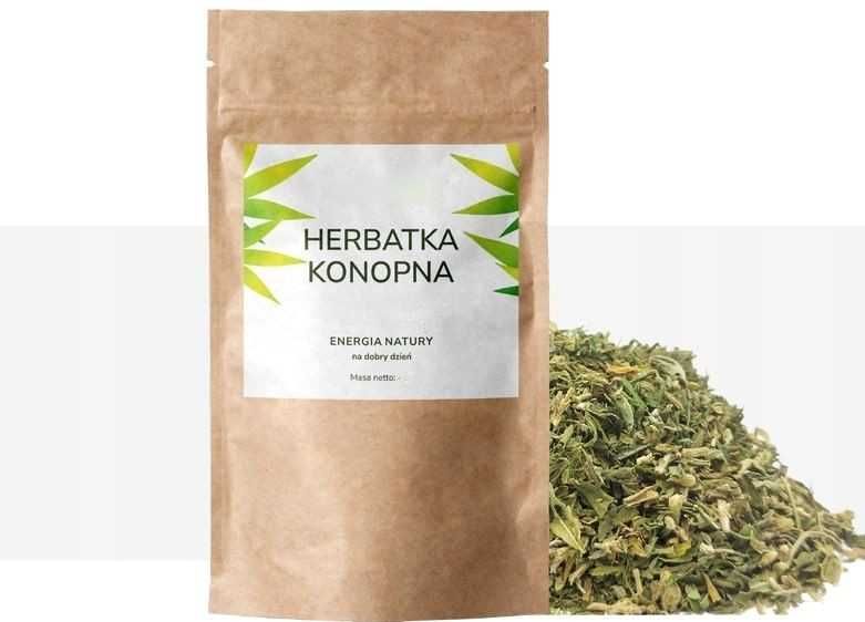 Konopia Susz Herbata konopna z kwiatów NATURA CBD 100g Stres Sen Lęk