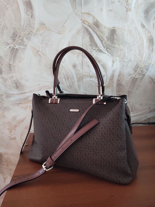 Кожанная женская сумка David Jones. Жіноча Шкіряна сумка 30*20*15