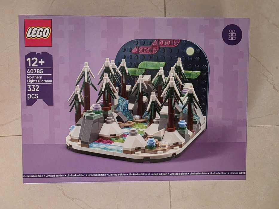 Lego 40785 Northern Lights Diorama. Set exclusivo Lego. Novo e Selado