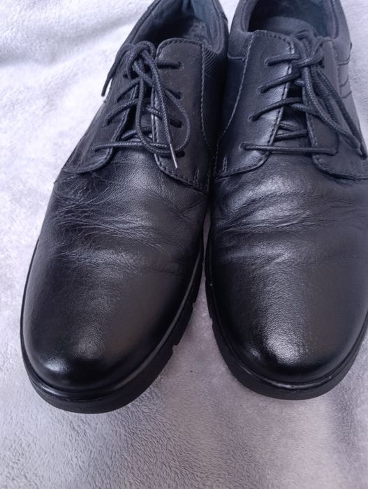 Buty męskie 45 SKÓRA NATURALNA 45 mięciutkie lekkie buty 45