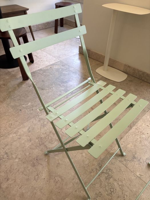 Conjunto mesas e cadeiras jardim