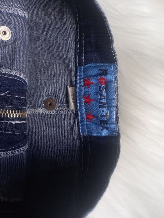 Spódniczka jeans zamek krótka Rosan-Tex 9 lat roz 134 cm