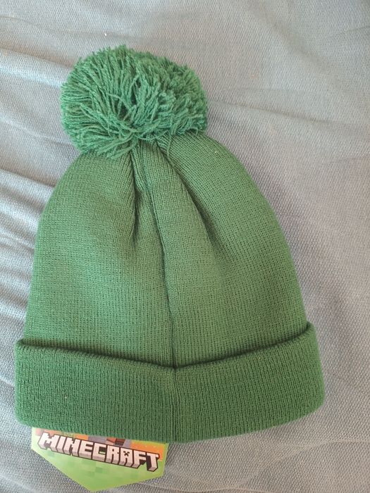 Nowa czapka zimowa z pomponem Minecraft rozmiar 52