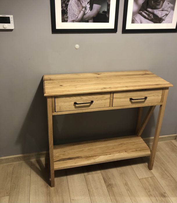 Konsola lita dębowa