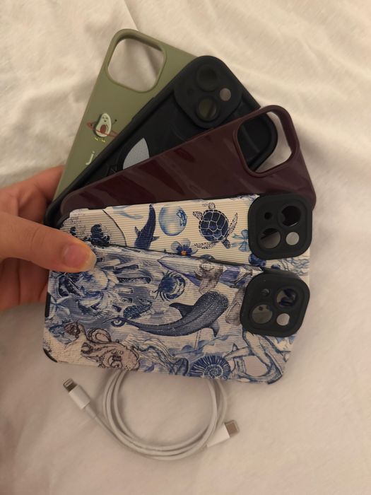 iPhone 13 128GB Branco | Saúde 92% | +5 Capas + Cabo + Película