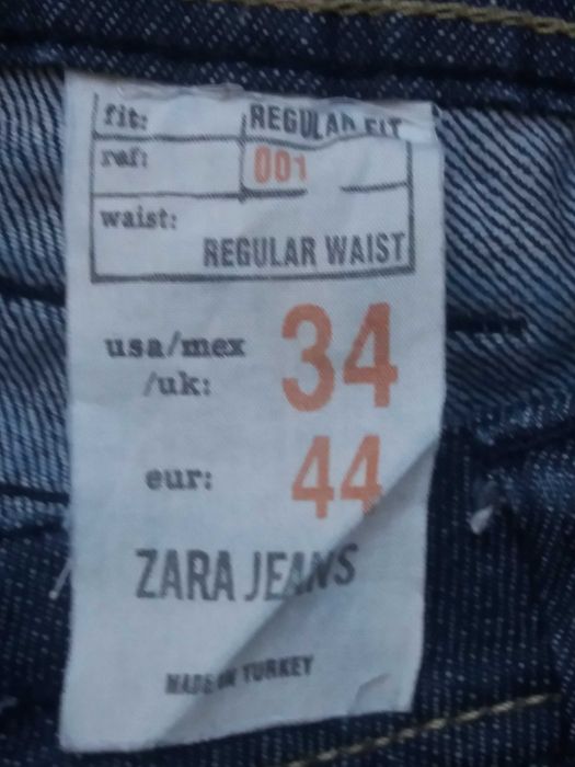 Spodnie dżinsowe Zara Jeans W34