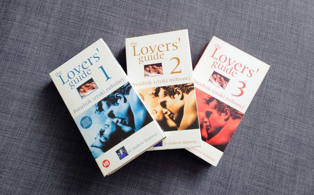 3 filmy VHS - LOVERS Guide, 1993/94 r. Stan bardzo dobry.