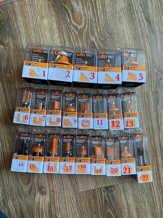 Фрези для ручного