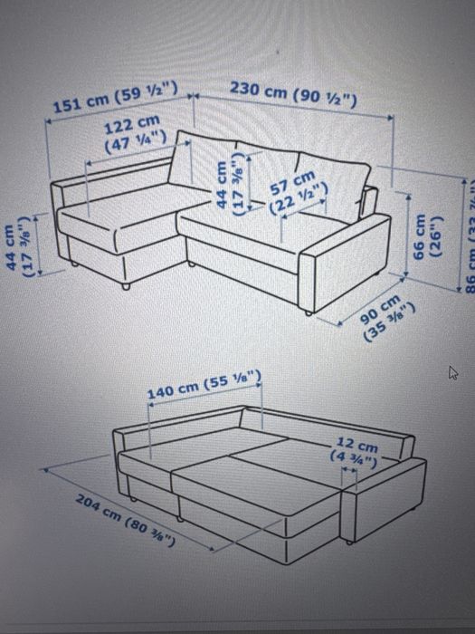 Sofa cama com arrumacao