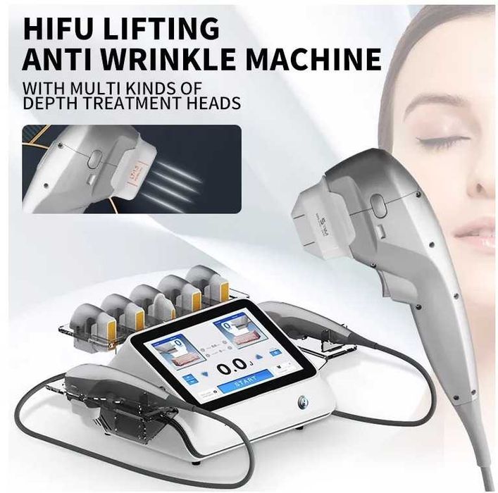 MAQUINA HIFU 7D - 7 CARTUCHOS COM 20.000 MIL DISPAROS CADA