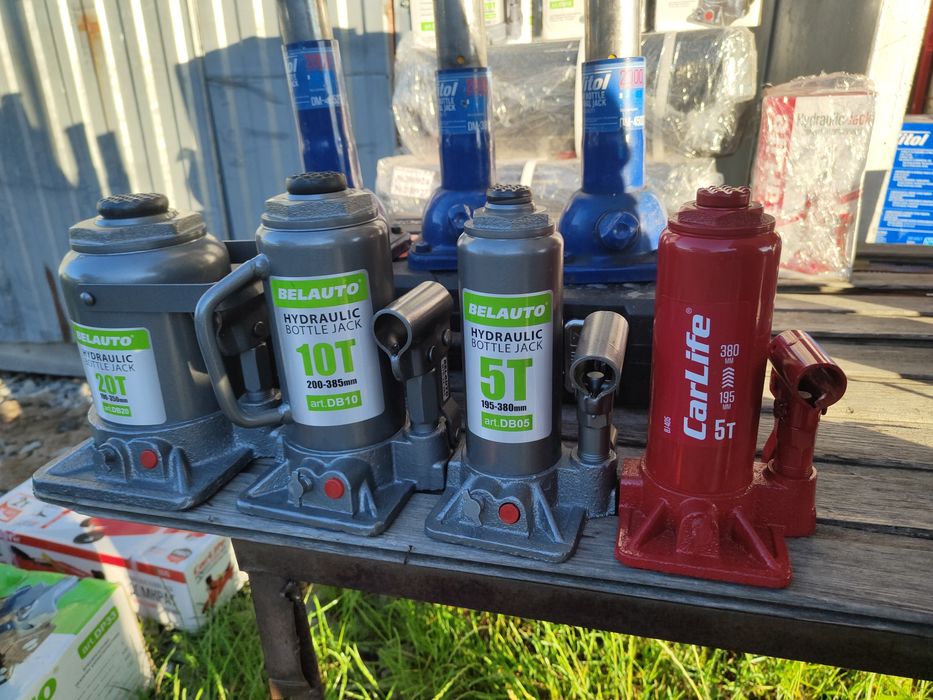 Домкрат бутилка гідравлічний пляшковий бутылочный вся лінійка 2-50 т.