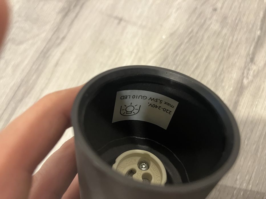 foco de teto philips 2 lâmpadas, preto, metal