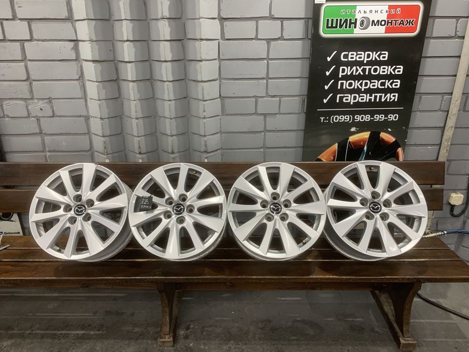99 Оригинальные литые диски Mazda 5/114.3 R17 et50