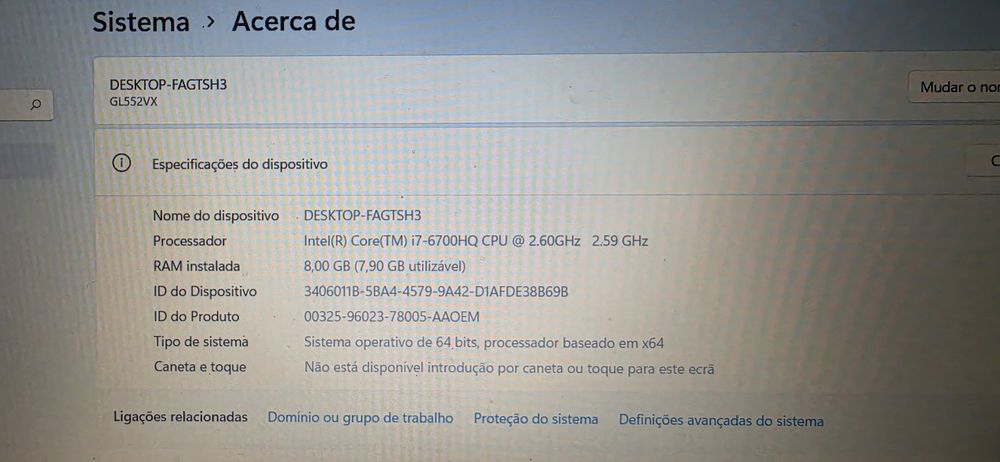Vendo pc portatil Asus i7 gamer + Mala transporte