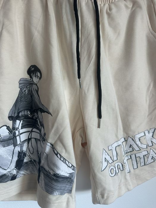 Calção Unisexo Anime Levi Ackerman Attack On Titan calção/fato de treino - Novos (portes incluídos)