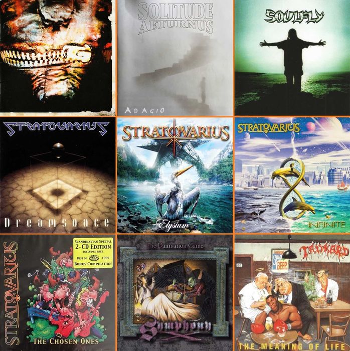 72 CDs - Metal - Grande Coleção - Raros - Muito Bom Estado