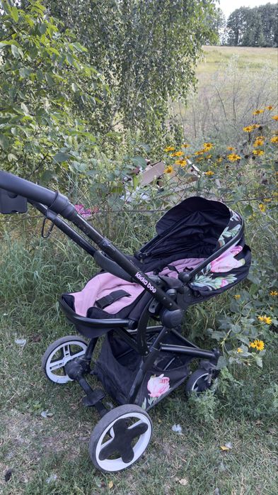 Коляска Kikka Boo 2 в 1 — люлька + прогулянковий блок