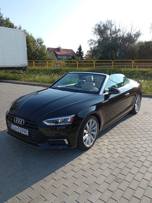 Audi A5 cabrio 2018r.  2.0 252KM Quattro automat stan bdb