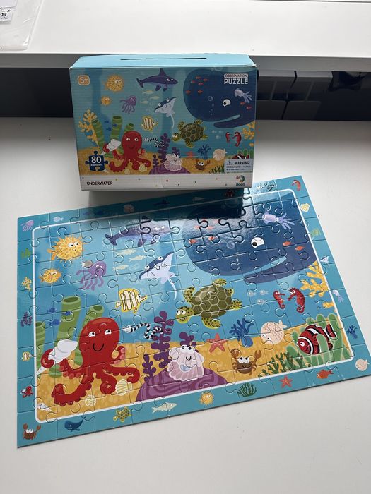 Пазл обсерваційний Dodo Підводне життя, 80 елементів