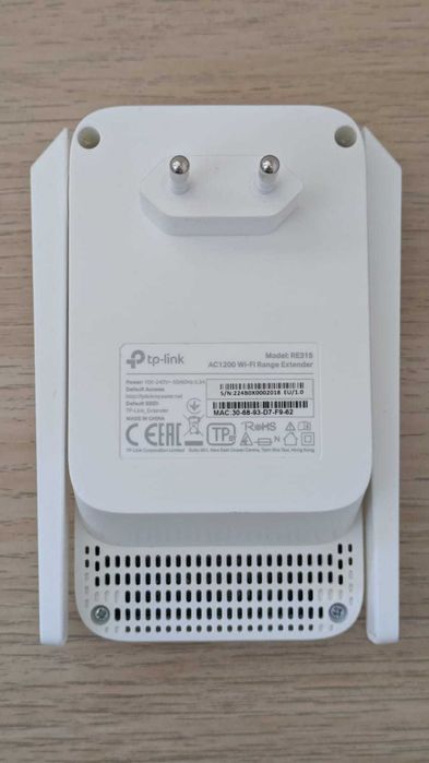 Extensor de cobertura Wi-Fi - TP-Link RE 315 AC1200 Mesh Wi-Fi Range Extender - Seminovo (pouco uso) - Perfeito estado de conservação e funcionamento