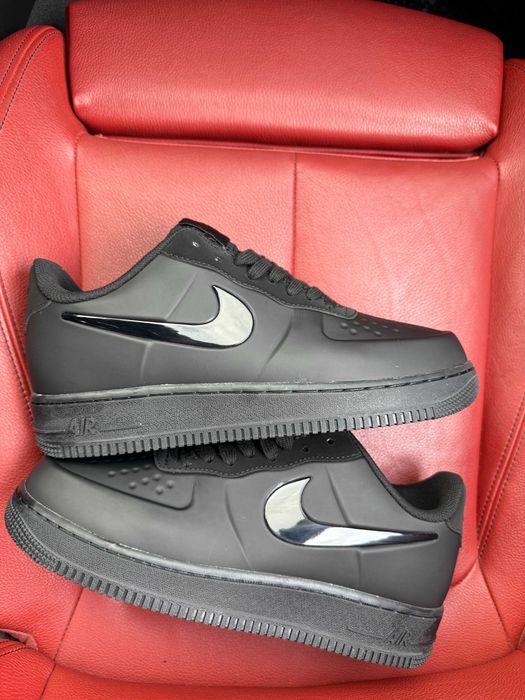 (ОПЛАТА ПІСЛЯ ОГЛЯДУ)Nike Air Force 1 Low Foamposite Black Найк