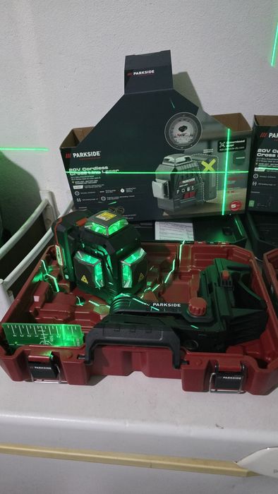 Laser 3x360 12 linhas 20v Parkside
