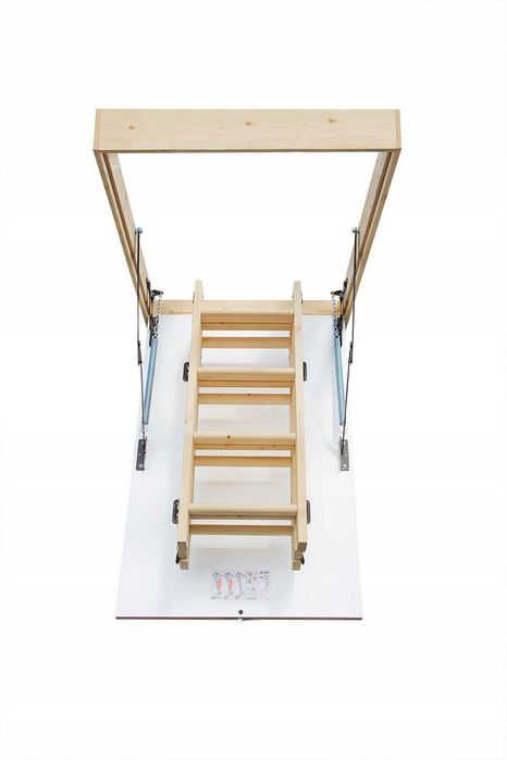 Schody Strychowe Greenline 90x70 32mm H-270cm 1,2 W/m2K Wyprzedaż