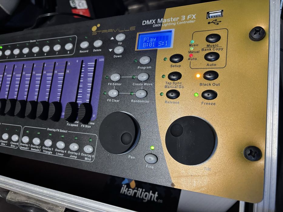 Controlador dmx starville