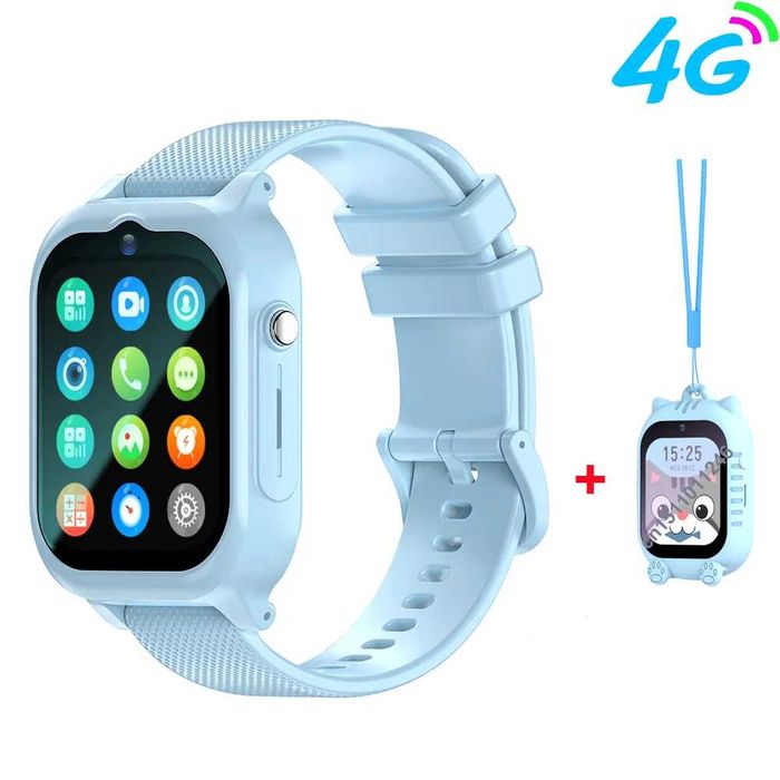 Смарт-годинник Lemfo K26H 4G, GPS, дитячий, укр. мова