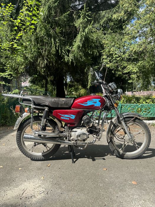 Мотоцикл мопед Альфа 72