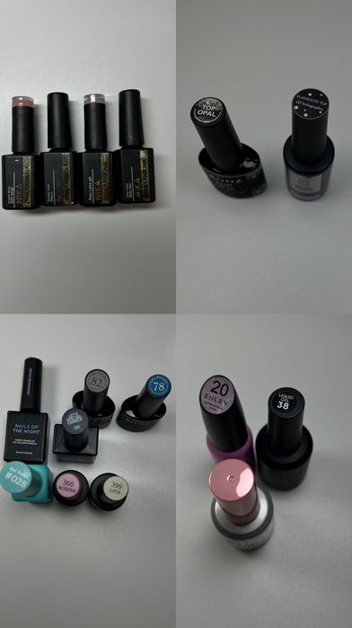 гель лаки гелі для манікюру Gama Dark Touch Karo Weex Valeri Miss Luna