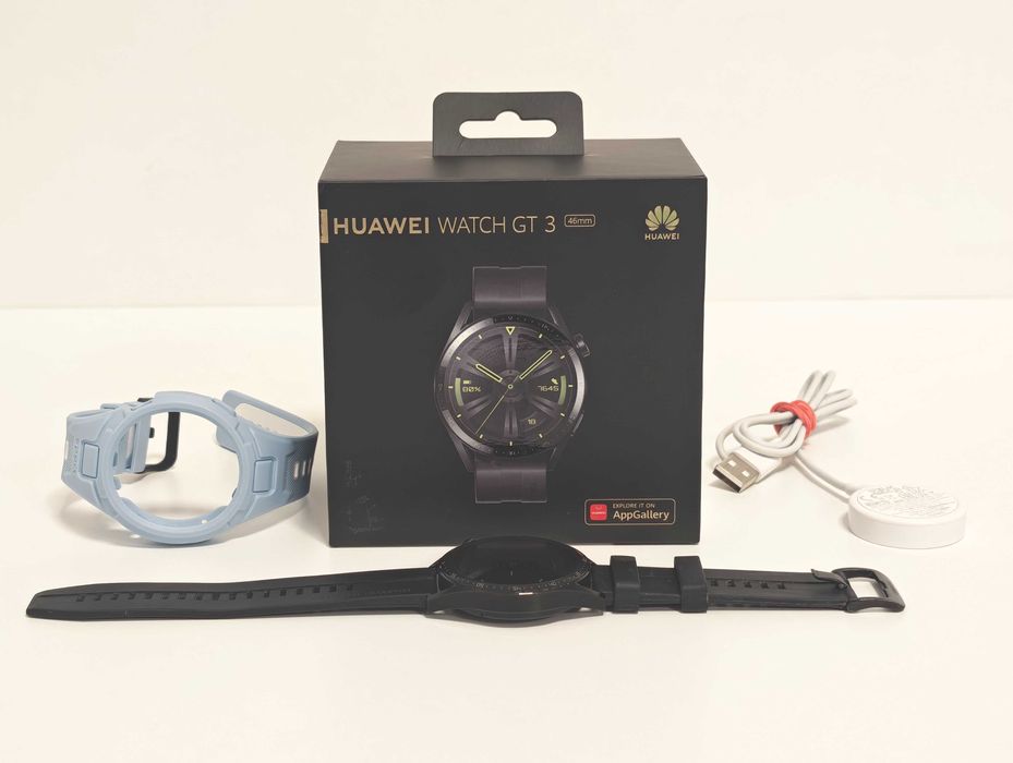 Smartwatch Huawei Watch GT 3 Active 46mm Czarny Zestaw