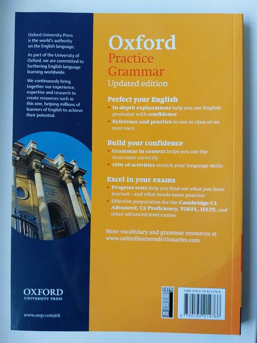 Oxford practice grammar with answers. Advanced  (оригінал)