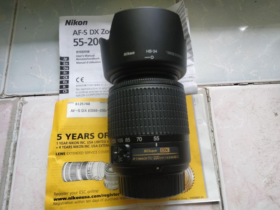 nikon 55 200 - купити об'єктиви - Ціна на OLX.ua