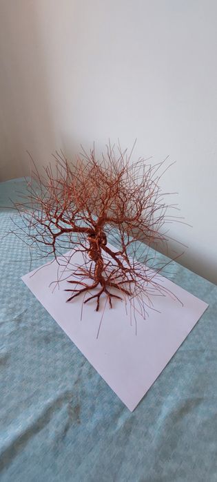 Bonsai de cobre de armonia e cura