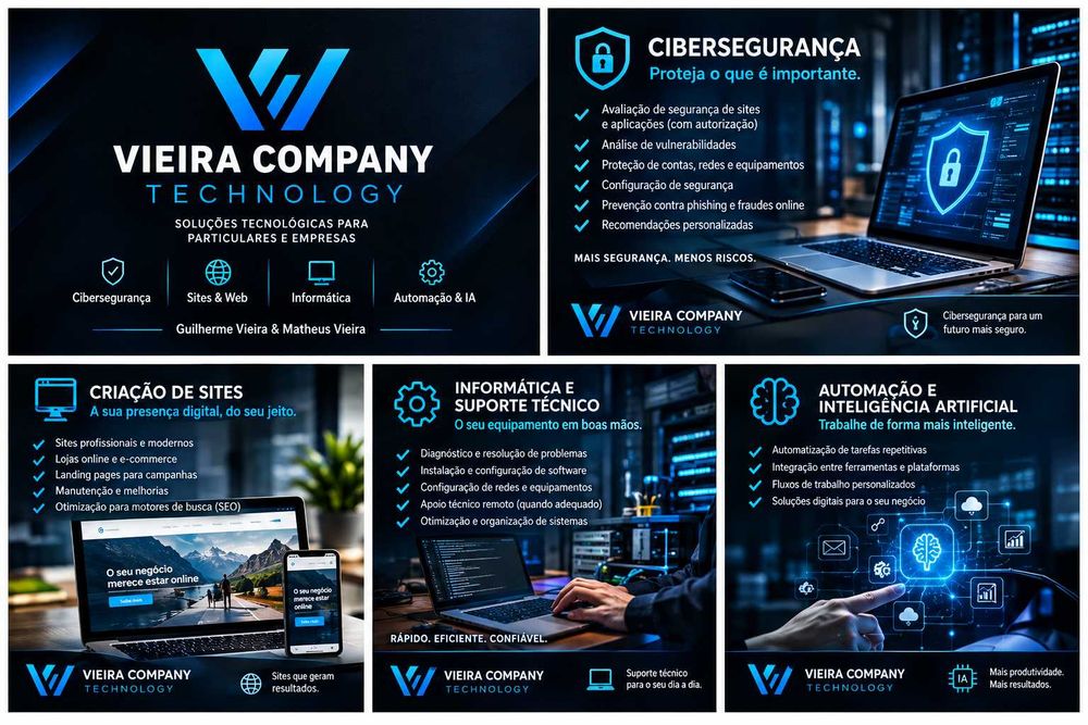 Vieira Company Technology — Informática e Cibersegurança