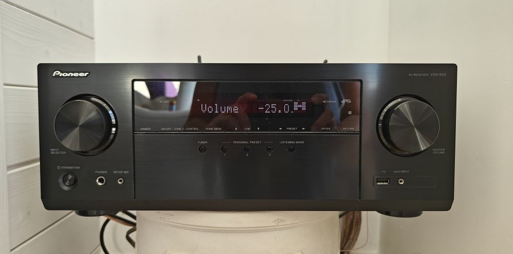 Amplituner Pioneer VSX-935 Atmos 8K  7.2 kino domowe