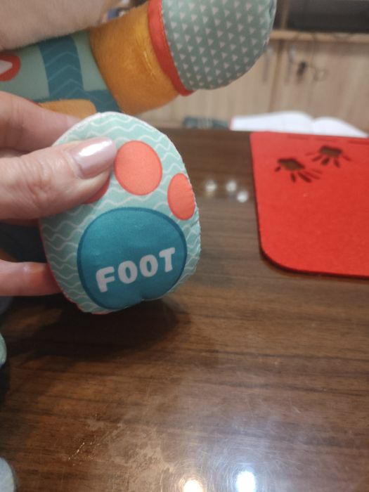 Lisek Chicco mówiący części ciała