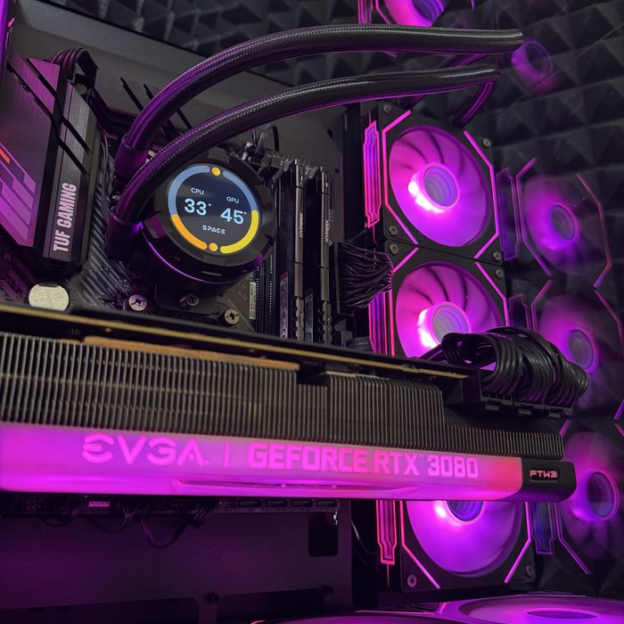 Водяне охолодження з екраном 360mm id cooling водянка, кулер