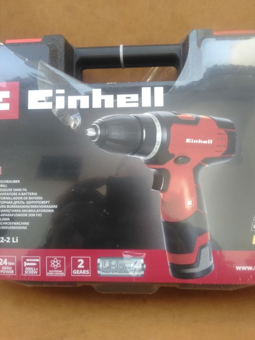 Berbequim/Aparafusadora marca EINHELL,modelo CLASSIC TH-CD 12-2Li,NOVO