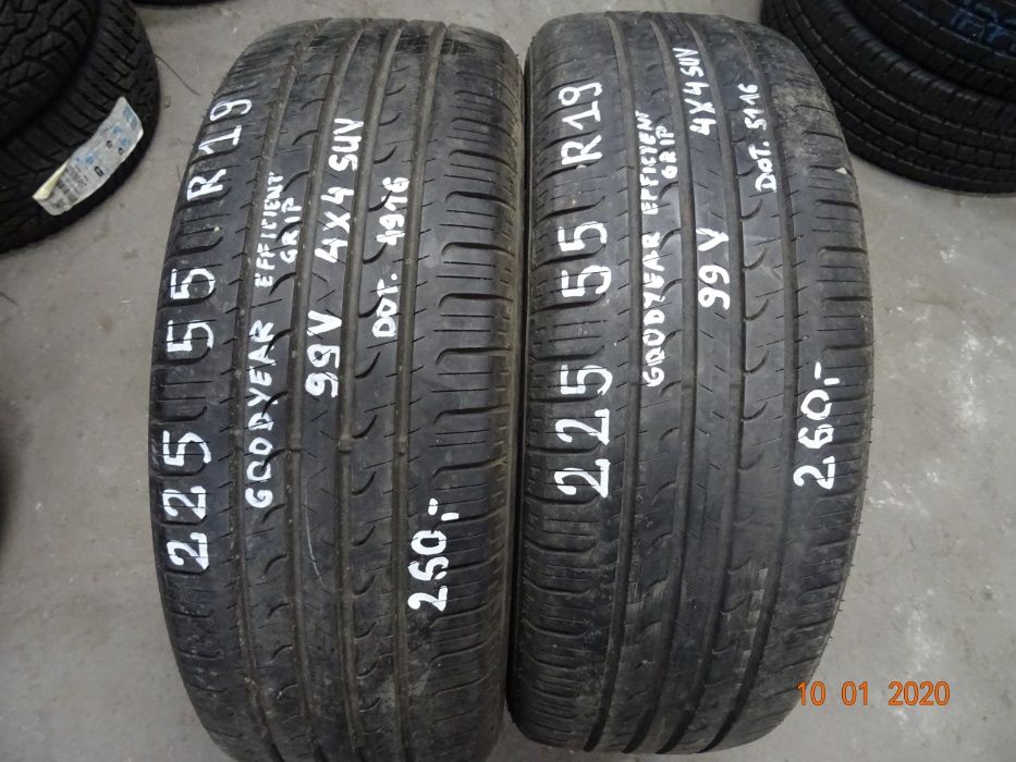 Opona 225/55R19 99V Goodyear EFFICientgrip 4x4 SUV (420 netto/szt.)