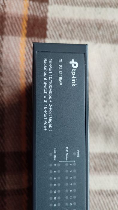 Poe комутатор Tp-link  16 портів + sfp