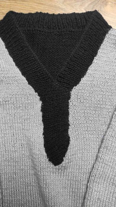 Męski sweter wełniany L