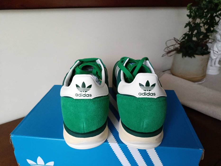 (r. 43 1/3) Adidas SL 72 RS Collegiate Green Core White zielone białe