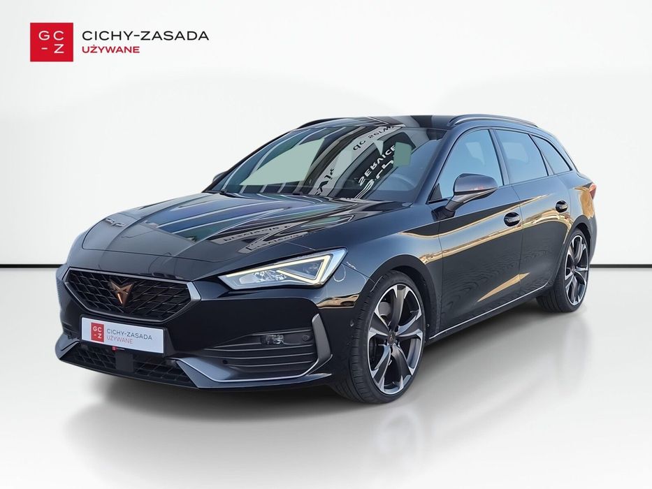 Cupra Leon Sportstourer App Nawigacja Kamera Reflektory LED Lane assist Tempomat