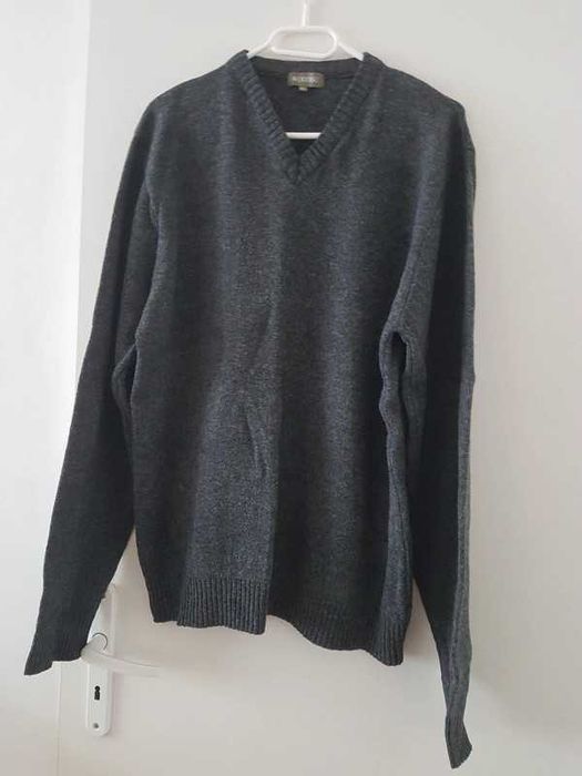 Sweter męski In Extenso rozmiar XXL szary szybka wysyłka