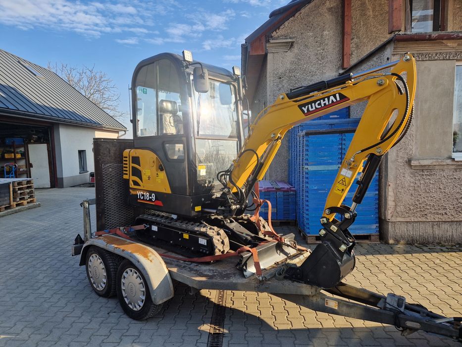 Minikoparka ,Wiertnica ,spalinowa,betoniarka,Łata wibracyj. wynajem